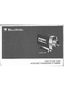 Bell and Howell Filmosound 8 Series manual. Camera Instructions.